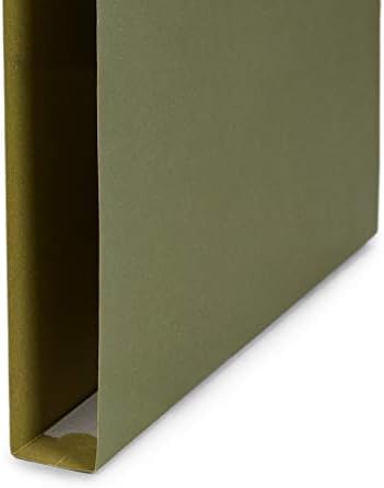 Blue Summit Supplies 25 Pack Extra Capacity Hanging File Folders Letter Size, Expandable Hanging File Folders, Heavy Duty 2 Inch Expansion, Designed for Wide, Bulky Files and Charts