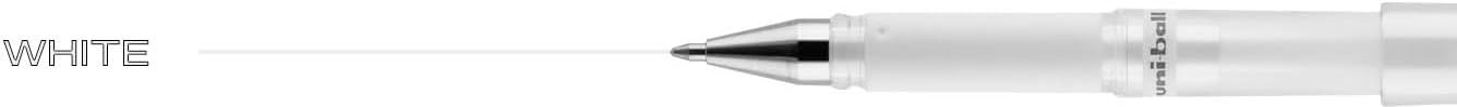 uniball Signo Gel Impact Pens, Bold Point (1.0mm), Metallic Pink Ink, 6 Pens