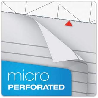 TOPS Prism+ Writing Pads, 5x 8, Perforated, Jr. Legal Ruled, Narrow 1/4 Spacing, Orchid, 50 Sheets, 12 Pack (63040)