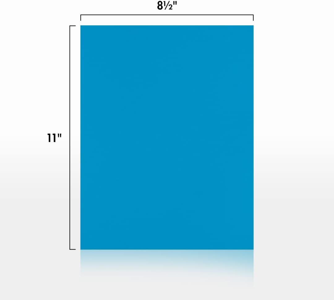 LUXPaper 8.5" x 11" Paper | Letter Size | Pastel Canary Yellow | 60lb. Text | 50 Qty