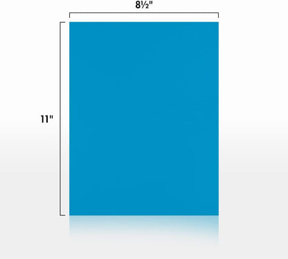 LUXPaper 8.5" x 11" Paper | Letter Size | Pastel Canary Yellow | 60lb. Text | 50 Qty