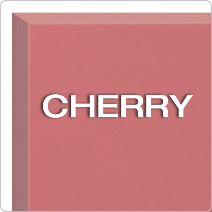 Blank Color Index Cards, 3" x 5", Cherry, 100 Per Pack (7320 CHE)