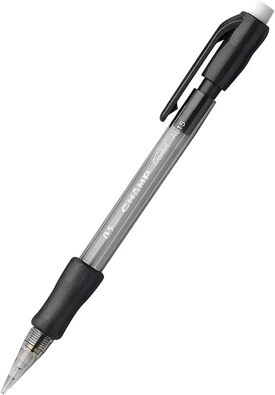 Champ Pentel Mechanical Pencil, 0.7 mm, Blue Barrel, Box of 12 (AL17C)
