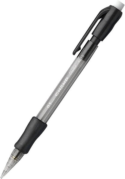 Champ Pentel Mechanical Pencil, 0.7 mm, Blue Barrel, Box of 12 (AL17C)
