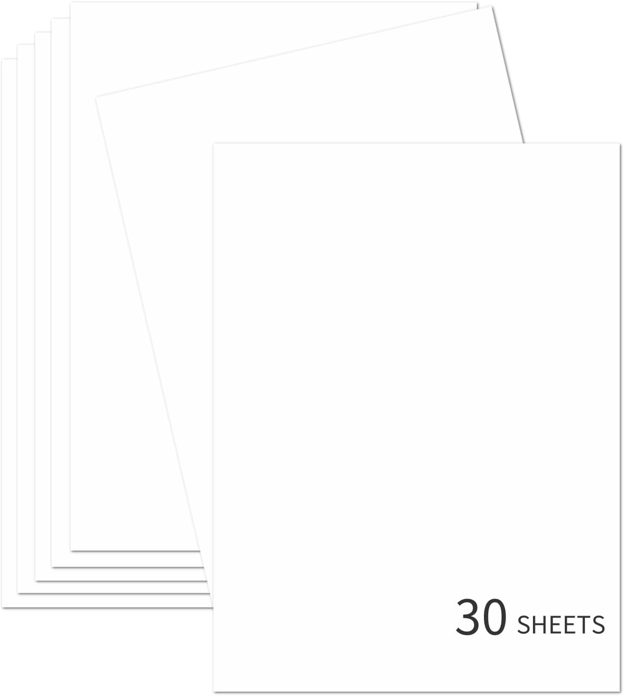 30 Sheets Sage Green Cardstock 8.5'' x 11'', 250gsm/92lb Heavyweight Cover Cardstock Paper, Thick and Smooth Card Stock Perfect for Invitations, Menus, Crafts, DIY Cards, Arts and Crafts