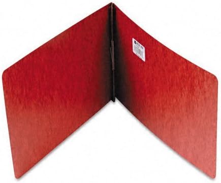 ACCO Pressboard Binder Report Cover, Prong Clip, Legal Size, 2-Inch Capacity, Red - 10 Each Per Pack