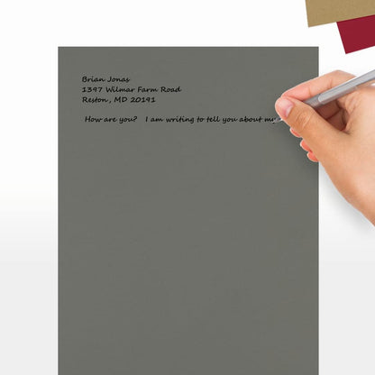 LUXPaper 8.5" x 11" Paper | Letter Size | Pastel Canary Yellow | 60lb. Text | 50 Qty