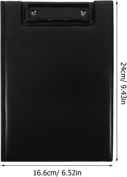 PRETYZOOM Pu Foldable Clipboard Folder A5 Nursing Clipboard with Storage Pocket Waterproof Office Writing Pad for Students Teachers Classroom Use