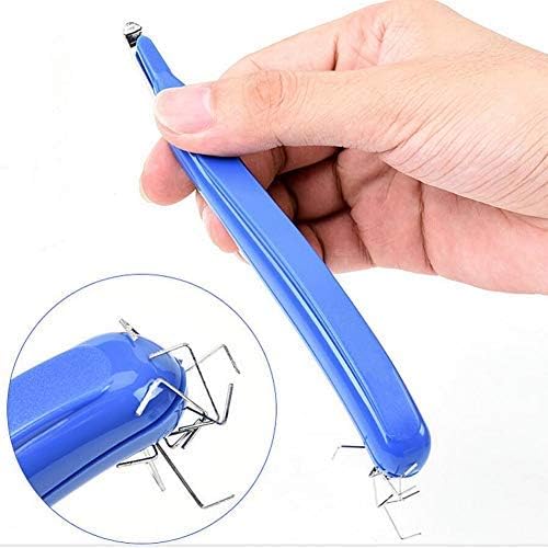 ZZTX 3 PCS Professional Magnetic Staple Remover Puller Staples Remover Staple Removal Tool for School Office Home(Blue, Rose, Green)