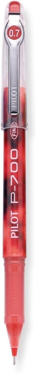 Pilot, Precise P-700 Gel Ink Rolling Ball Stick Pens, Fine Point 0.7 mm, Blue, Pack of 12
