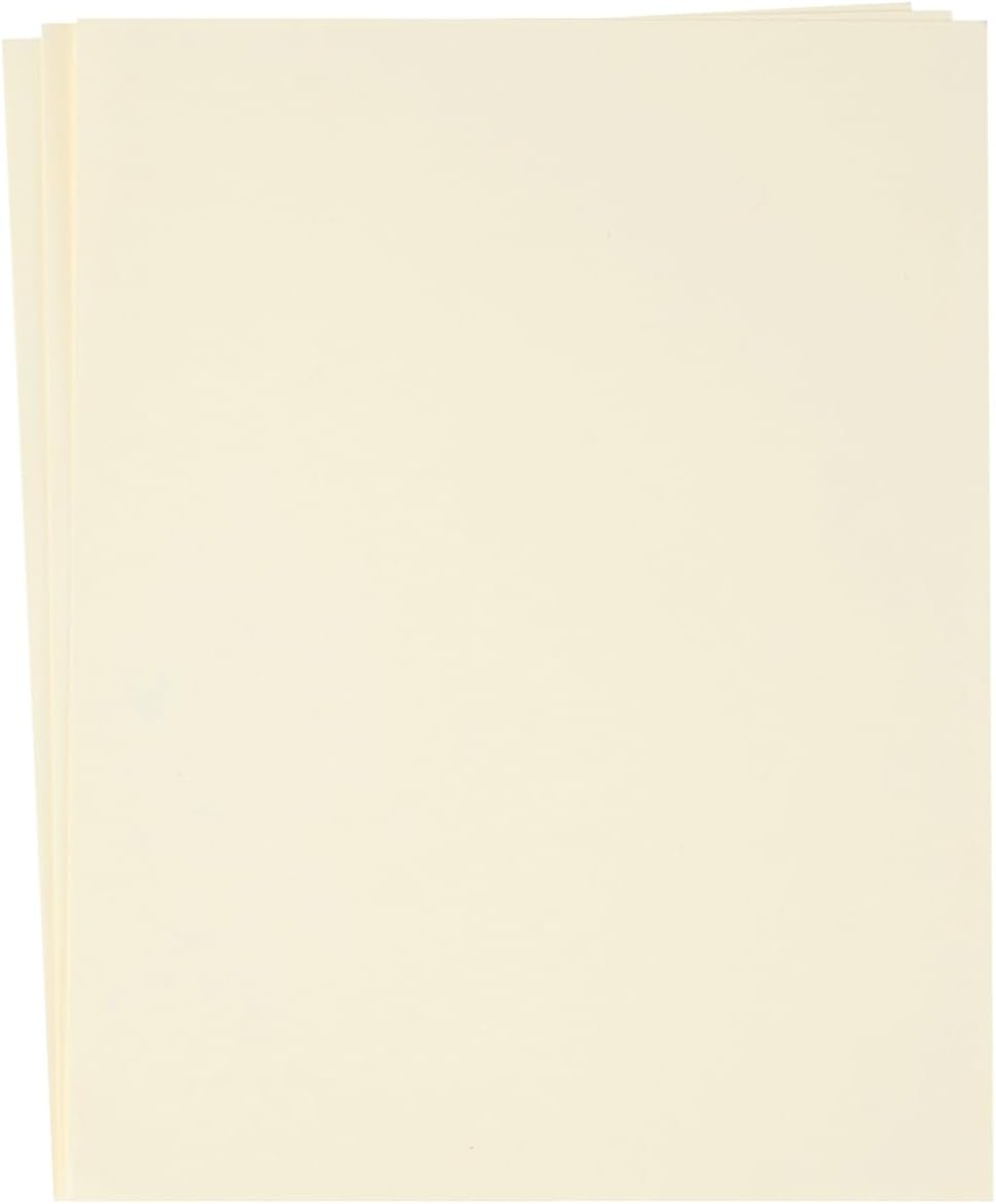 30 sheets Cardstock Paper 8 1/2 x 11 Inches for Crafts and Invitations (White/Red/Blue)