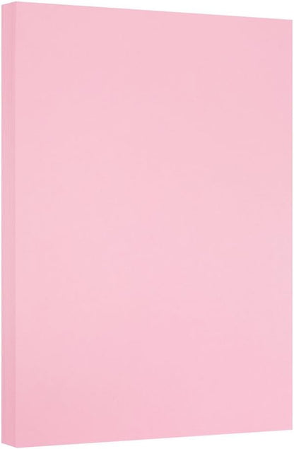 JAM PAPER Vellum Bristol 65lb Cardstock - 8.5 x 11 Coverstock - 147 gsm - Cream - 50 Sheets/Pack