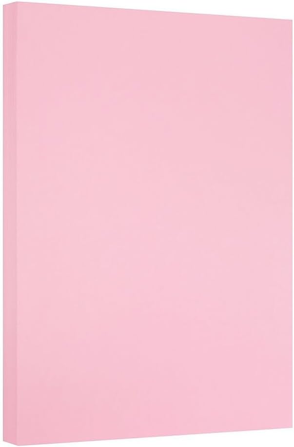JAM PAPER Vellum Bristol 65lb Cardstock - 8.5 x 11 Coverstock - 147 gsm - Cream - 50 Sheets/Pack