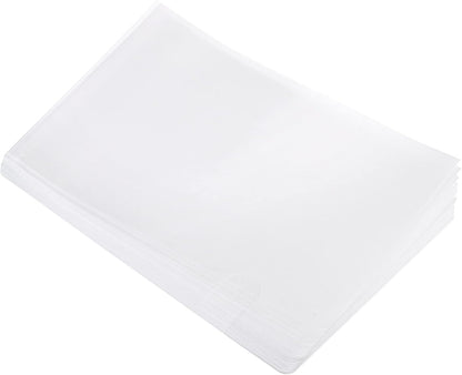 PATIKIL l Type Folders 36 Pack A4 Plastic Clear Document Folder File Jacket Sleeves Project Pockets, Green
