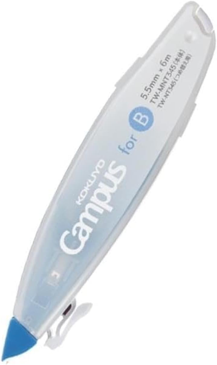 KOKUYO Correction Tape, 0.26 inches (6.5 mm) Wide for A 7mm Ruled Notebook, 19.7 ft (6 m) long, Pink, Japan Import (TW-MNT346)