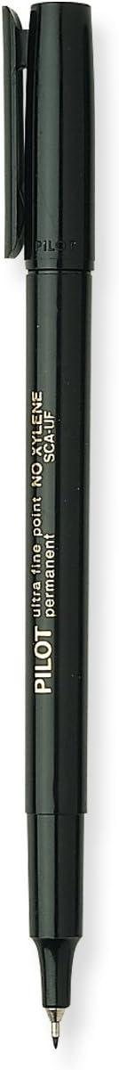 PILOT Extra Fine Point Permanent Markers, Blue Ink, 12-Pack (44103)
