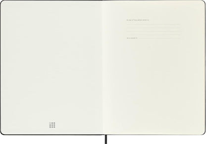 Moleskine Classic Notebook, Large, Squared, Red, Hard Cover (5 x 8.25)