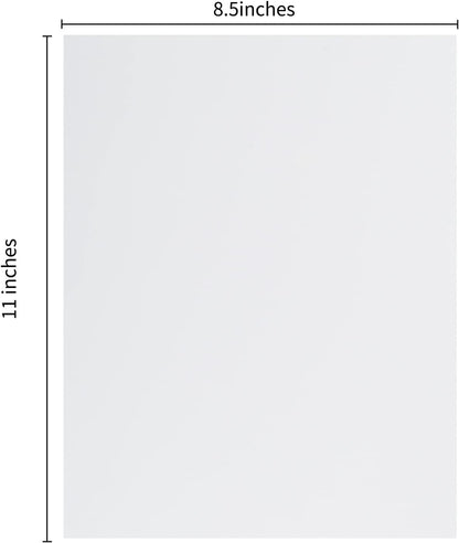 30 sheets Cardstock Paper 8 1/2 x 11 Inches for Crafts and Invitations (White/Red/Blue)