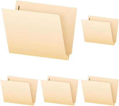 Pendaflex Manila End-Tab Fastener Folders, Letter Size, 2 Fasteners, Manila, Straight Cut, 50/BX (H10U13)