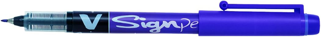 Pilot roller-ball V Sign Pen Liquid Ink 2.0 mm Tip - Black, Box of 12
