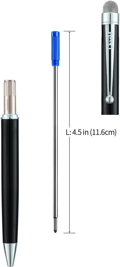 Black Ink Refills (10pcs), Replaceable Pens Refills, 1mm Medium Tip - Black