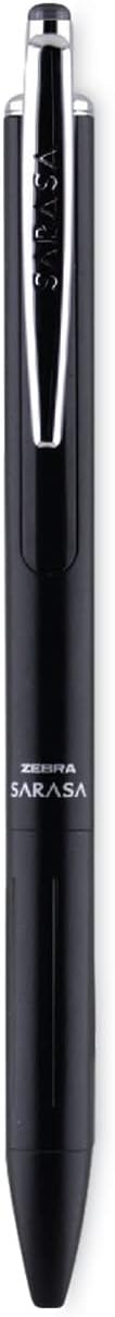 Zebra Pen, SARASA Grand Retractable Gel Pen, Solid Brass Barrel, Fast-Drying Black Ink, 0.7mm Point, Ideal for the Left Handed, Eliminates Smudging, Navy Brass Barrel, 1-Pack, (45211)