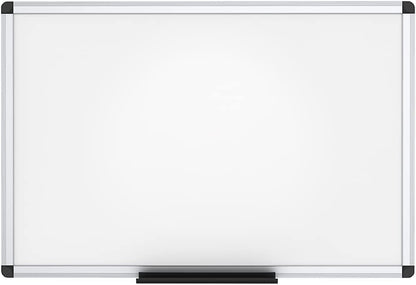 VIZ-PRO Magnetic Whiteboard/Dry Erase Board, 18 X 12 Inches, Includes 1 Eraser & 2 Markers & 4 Magnets