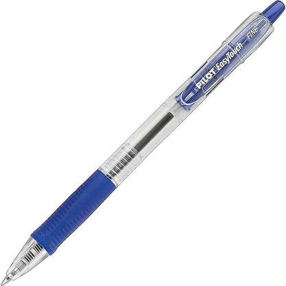 PILOT EasyTouch Refillable & Retractable Ballpoint Pens, Medium Point, Blue Ink, 12-Pack (32221)