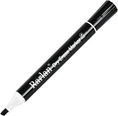 Rarlan Dry Erase Markers Bulk, Chisel Tip, Black, Whiteboard Markers, 72 Count Bulk Pack