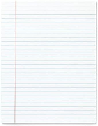 Office Depot Glue-Top Writing Pads, 8 1/2in. x 11in., Legal Ruled, 50 Sheets, White, Pack Of 12 Pads, 99409