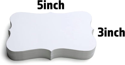 PPAPPAPPIYO 3x5 White index card stock/Set of 50 Blank index cards 300gsm (white)