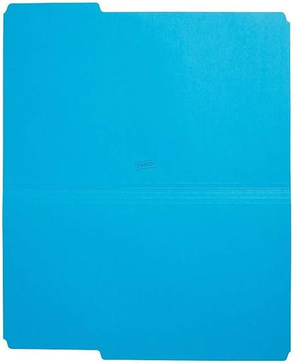 Staples Recycled File Folders, Legal Size, 1/3‑Cut Tabs, Manila, 30% Recycled Paper Stock, 100/Box