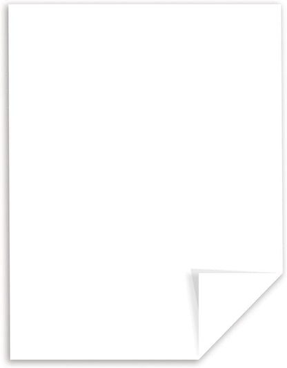 Wausau Papers Neenah Exact Vellum Bristol, 8.5" x 11", 67 lb/147 GSM, White, 94 Brightness, 250 Sheets (80211)