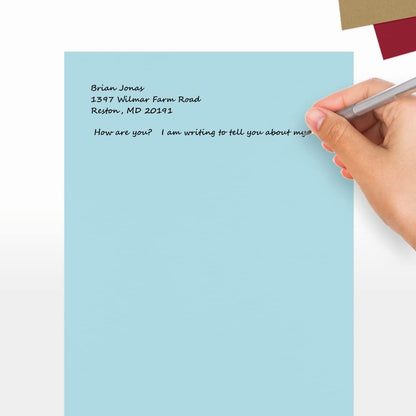 LUXPaper 8.5" x 11" Paper | Letter Size | Pastel Canary Yellow | 60lb. Text | 50 Qty