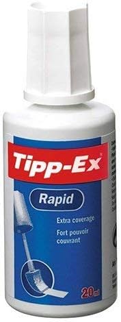 Tipp-Ex Rapid Correction Fluid Tippex Bottles (5 Pack)