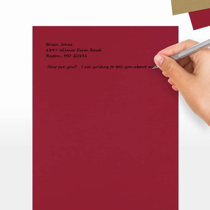 LUXPaper 8.5" x 11" Paper | Letter Size | Pastel Canary Yellow | 60lb. Text | 50 Qty