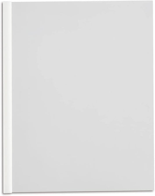Staples Slide-Grip Report Covers – Punchless Binding Covers for Documents & Presentations, 50-Pack