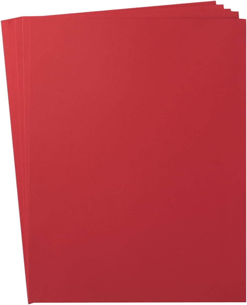 30 sheets Cardstock Paper 8 1/2 x 11 Inches for Crafts and Invitations (White/Red/Blue)