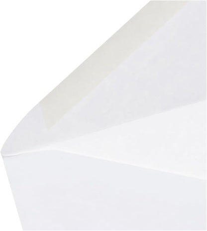 Amazon Basics #10 Security-Tinted Self-Seal Business Envelopes with Left Window for Invoices and Documents, White, 500-Pack