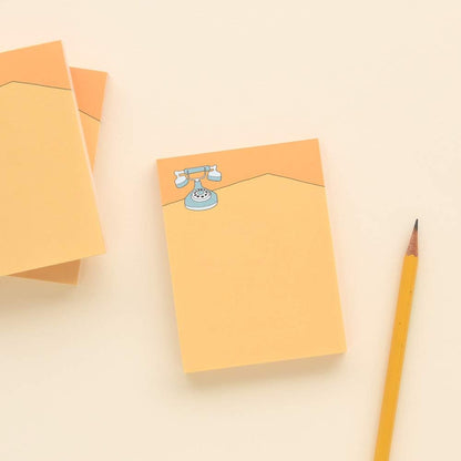 Monolike Memopad Memories design B SET - 4 Packs, 4 Different Designs, 100 Sheets Per Pad, Total 400 Sheets, Note pads, Writing pads, 3.15 x 4.17 Inches