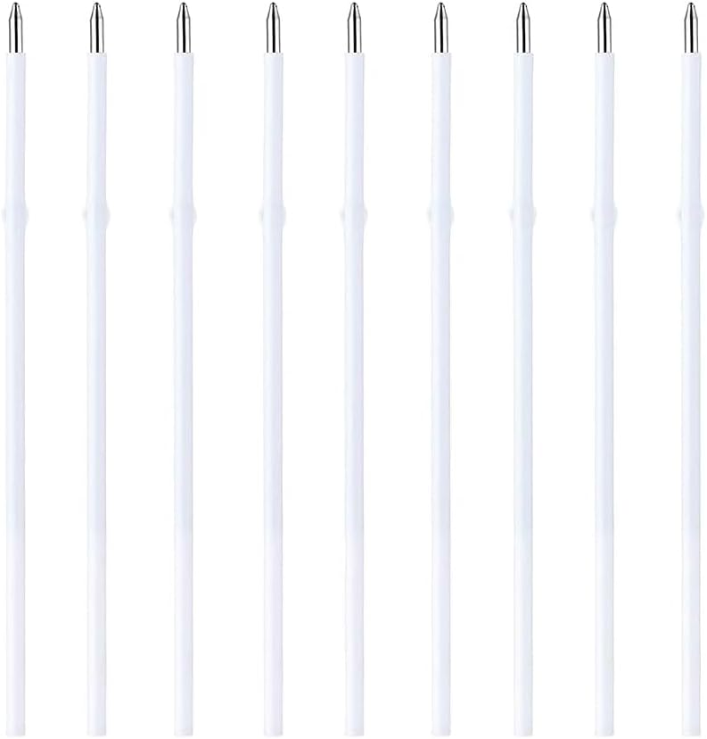 20 pcs 0.7mm Black Color Replaceable Ballpoint Pen Refill School Office Supplies(4.2 inch)