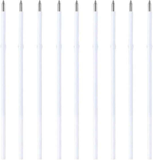 30 pcs 1mm Black Color Replaceable Ballpoint Pen Refills School Office Supplies(4.2 inch)