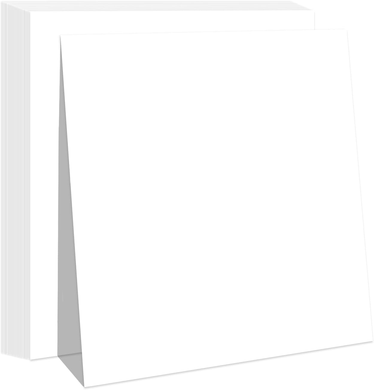 White Cardstock 12x12-24 Sheets Cardstock Paper, Goefun 80lb White Card Stock Paper for Card Making, Cricut, Crafting, Scrapbook, Photo Albums