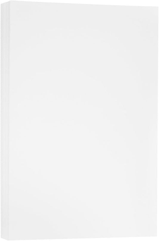 JAM PAPER Ledger Matte 24lb Paper - 90 gsm - 11 x 17 Tabloid - Yellow Recycled - 100 Sheets/Pack