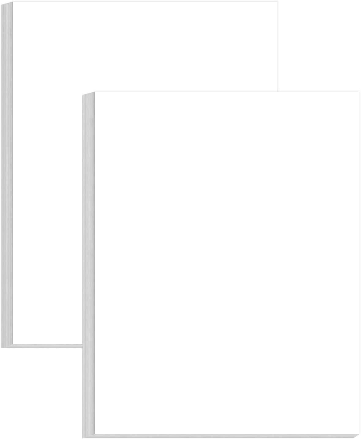 8.5" x 11" Printer Paper - 100 Sheets/200 Pages White Copy Paper, 20 lb Letter Size Papers Printing in Office/School/Home