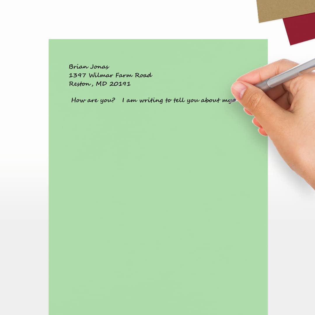 LUXPaper 8.5" x 11" Paper | Letter Size | Pastel Canary Yellow | 60lb. Text | 50 Qty