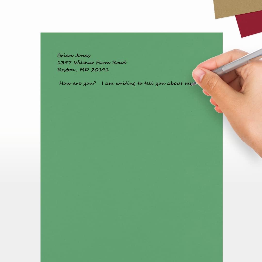 LUXPaper 8.5" x 11" Paper | Letter Size | Pastel Canary Yellow | 60lb. Text | 50 Qty