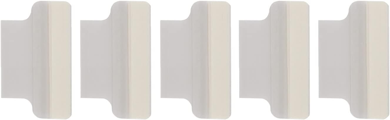 Avery Insertable Self-Adhesive Tabs with Printable Inserts, 1", Permanent Adhesive, Clear, Pack of 25 Index Tabs (16221)