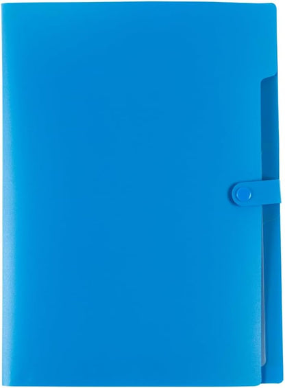 JAM Paper Accordion Folders - 13 Pocket Plastic Expanding File - Legal Size - 10 x 15 - Red - Sold Individually