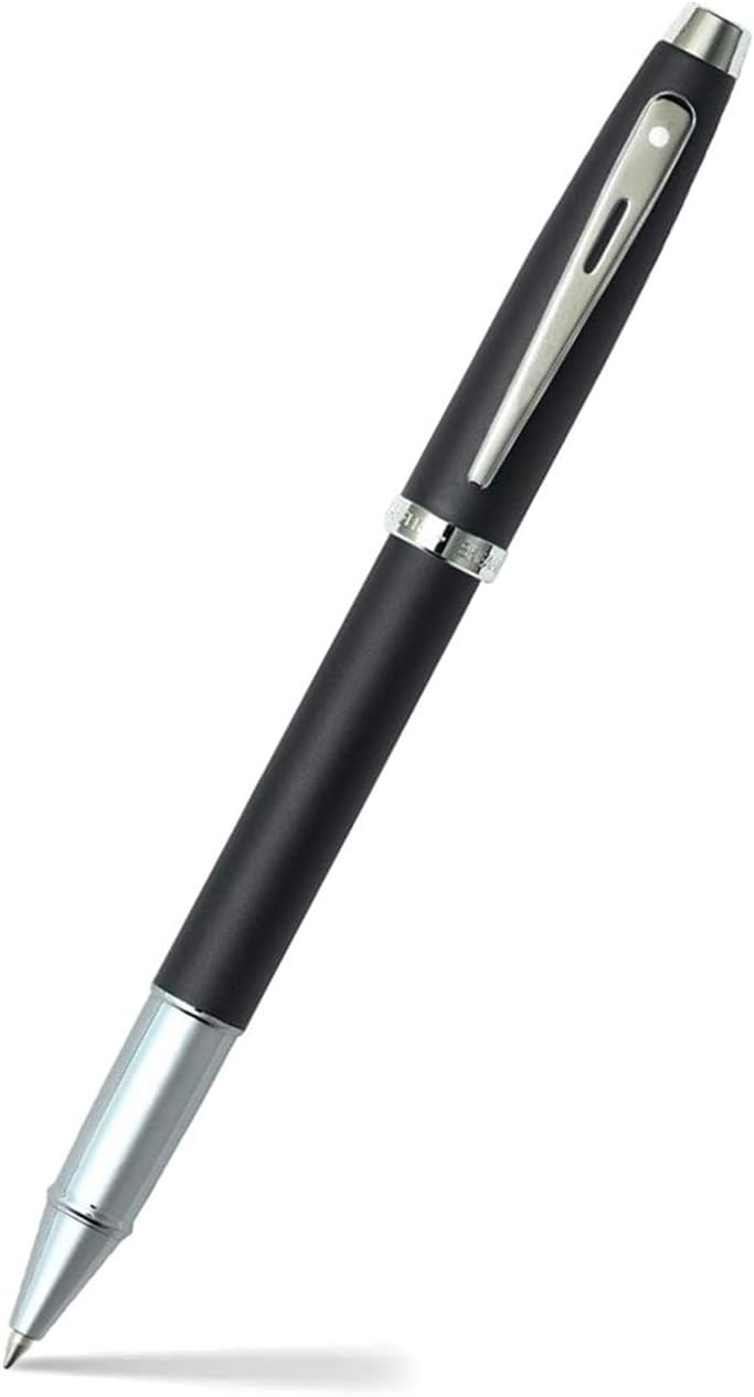 Sheaffer 100 Nickel Trim Rollerball, Matte Black Cap & Barrel (E1931751-30)